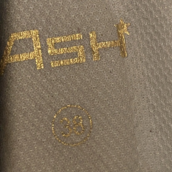 Ash Lux Metallic Glitter Trainer Sneakers size 38 US size 7.5 - Picture 8 of 11